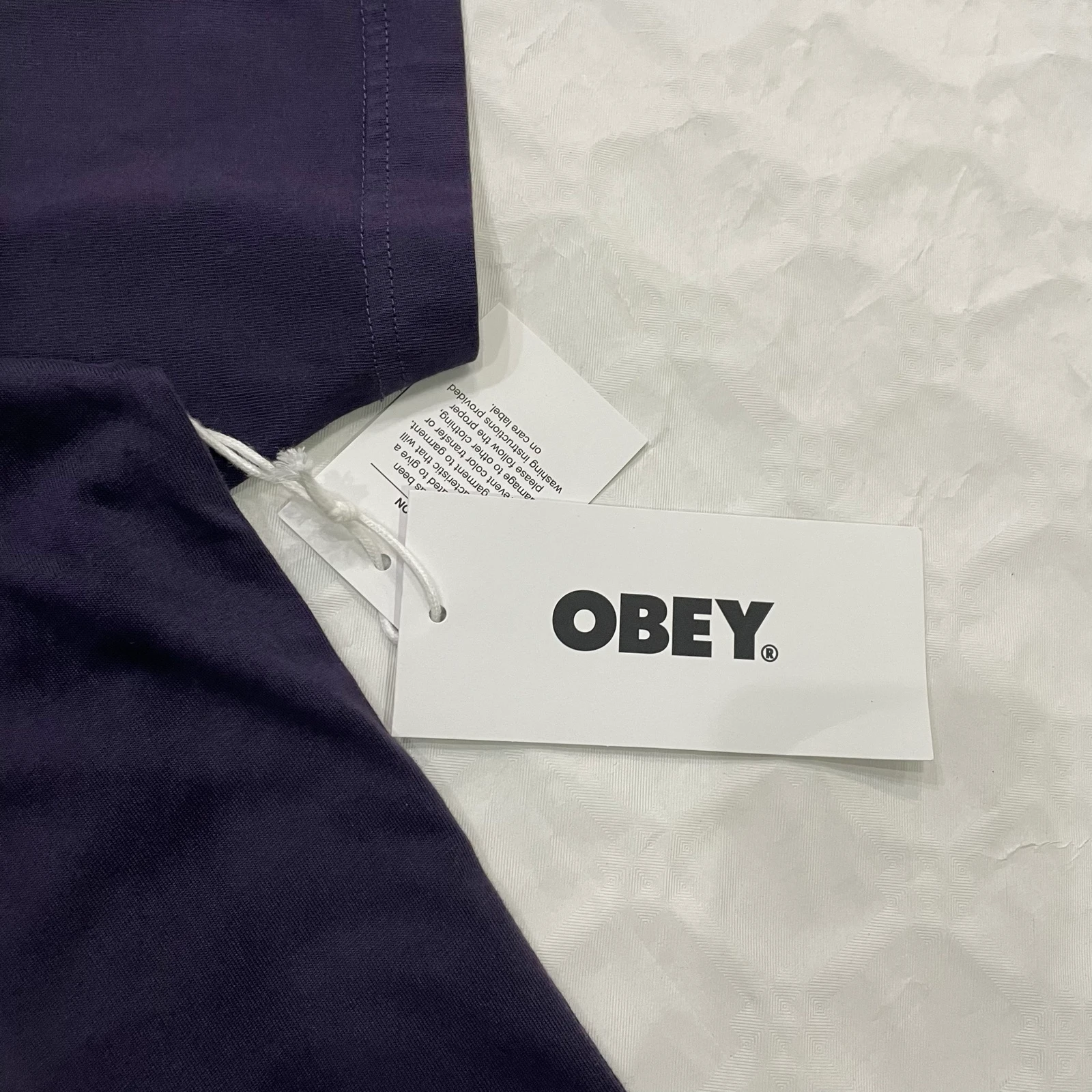 Camiseta Obey - Collegiate Pigment Tee (Purple) – photo 4